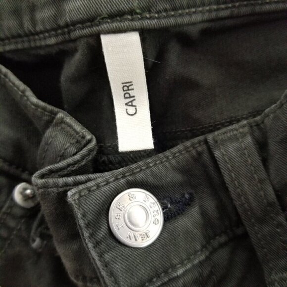 Rag + Bone for Intermix zipper Capri Black Size 26 - Picture 3 of 9